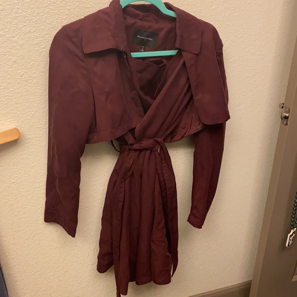 Banana republic belted coat